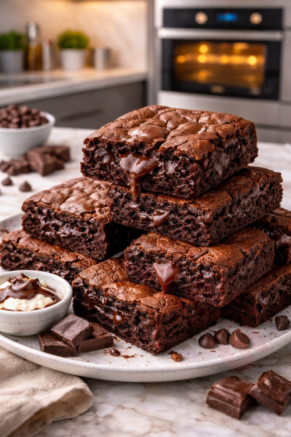 En İyi Çikolatalı Brownie Tarifi: Tam Kıvamında ve Islak Brownie Yapımı