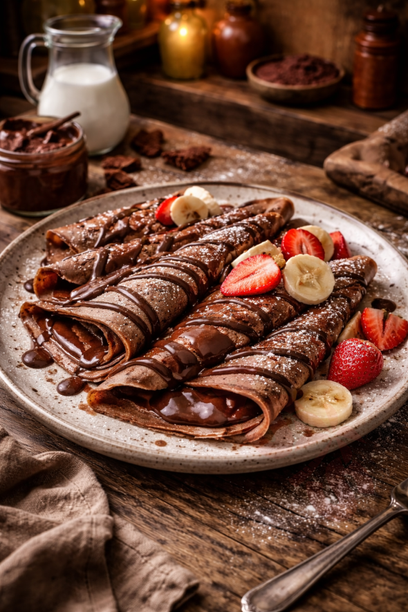 Tam Ölçülü Çikolatalı Krep Tarifi: Yumuşacık ve Pratik Hazırlanışı